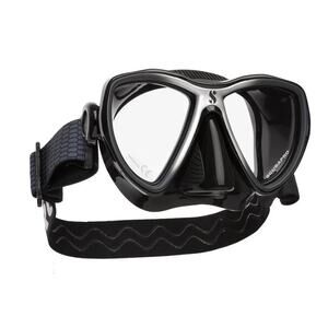 ScubaPro Synergy Mini Dive Mask with Comfort Strap Black Silver